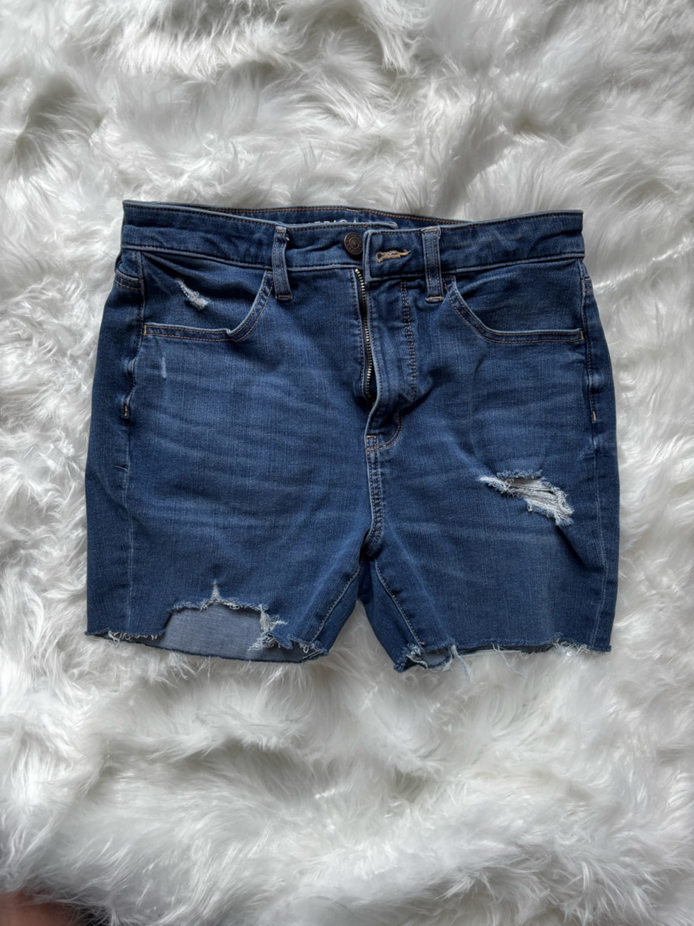 American Eagle Outfitters Light Blue Denim Shorts